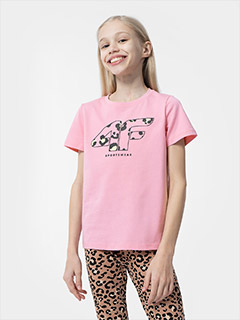 Футболка 4F TSHIRT F1008 4FJSS23TTSHF1008-56S р.164 рожевий