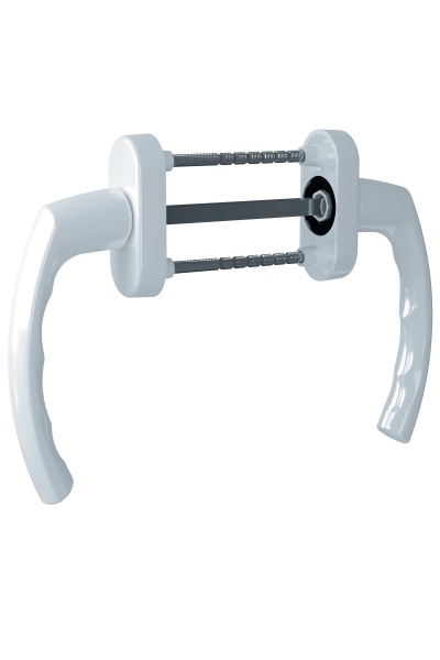 Ручка двостороння ASTEX Antey біла Ral 9016 BHS 4/3 