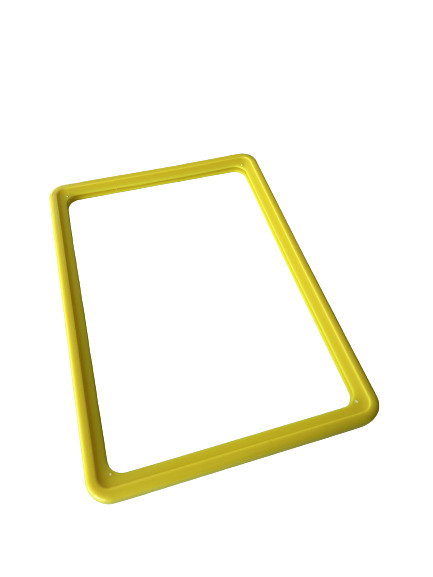 Рамка формата А5 пластиковая желтая 3 шт. 
