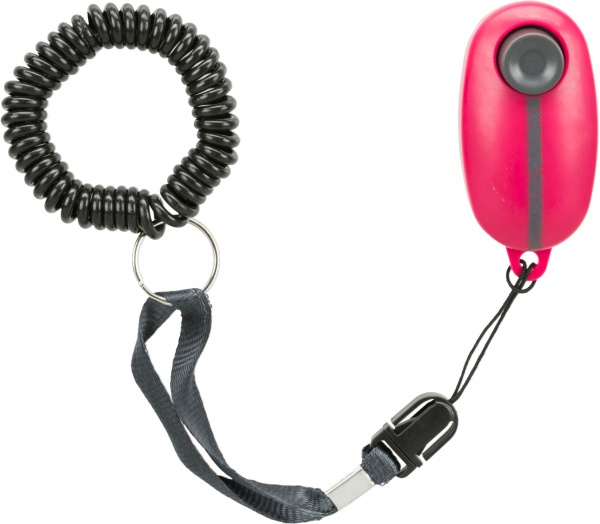 Брелок-кликер Trixie для собак Soft с кнопкой и пружинным браслетом в ассортименте (2298)