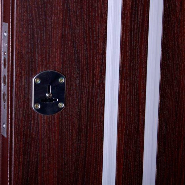 Двері вхідні Стандарт 522А 2070х860 мм темний горіх праві