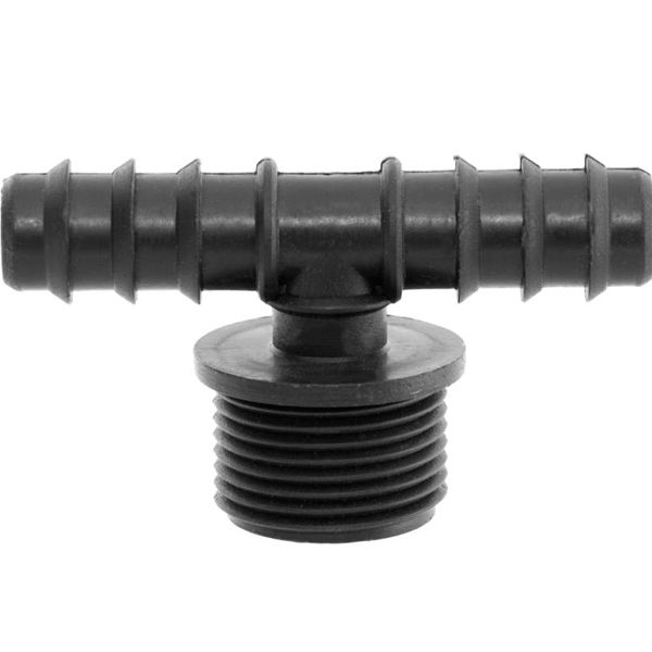 Тройник с наружной резьбой 16 мм 3/4