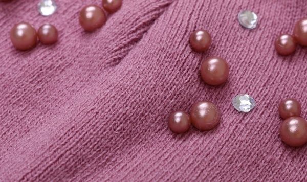 Шапочка детская для девочки Kraft+ 2690 р.52 темная пудра 