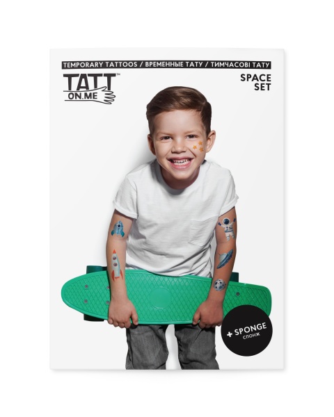 Тату временное TATTon.me Space Set
