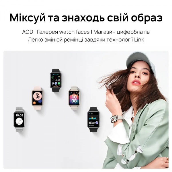 Смарт-годинник Huawei Watch Fit 2 midnight black (55028894)