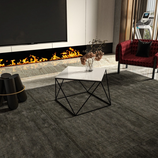 Стол журнальный Локка черный/белый 600x600x450мм Aqua Rodos 