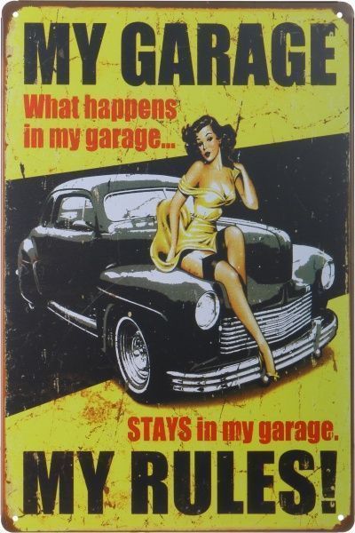 Табличка My garage
