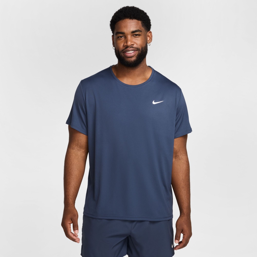 Футболка Nike M NK DF UV MILER SS DV9315-437 р.S синій
