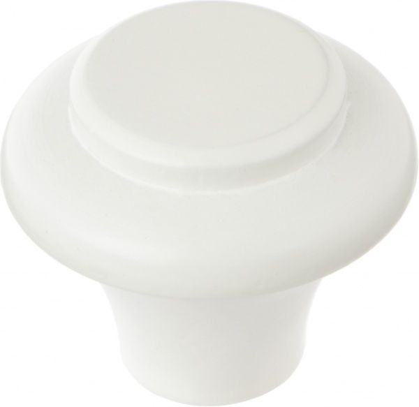 Меблева ручка дерев'яна №4 білий