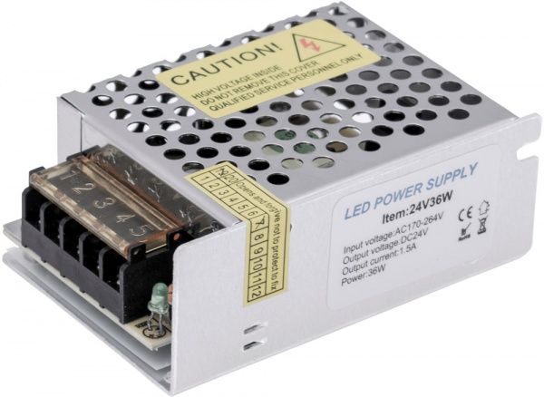 Преобразователь напряжения Hopfen 24 В 36 Вт IP20 HTP-24V-36W