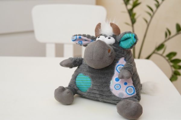 Мягкая игрушка Same Toy Корова/Бык (серый) 18 см A1004/18