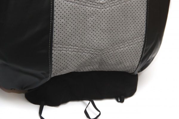 Комплект чехлов на сиденья Fodera Univ Premium MOMO SC032BG черный с серым