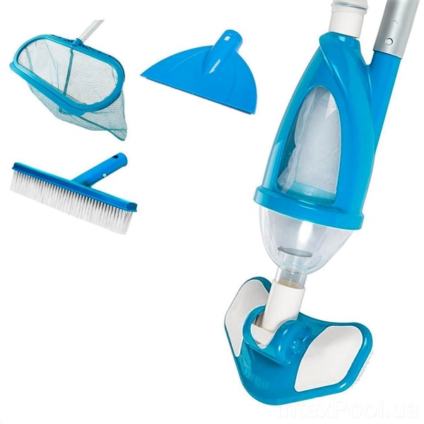 Щітка для чищення басейну Intex із пилососом для підключення до насосу арт. 28003