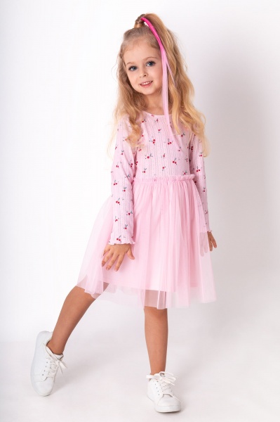 Платье Mevis р.110 светло-розовый 