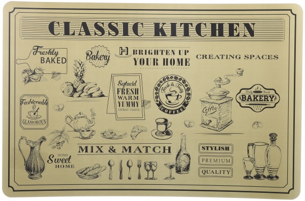 Коврик для сервировки Classic Kitchen 43,5x28,5 см в ассортименте Koopman