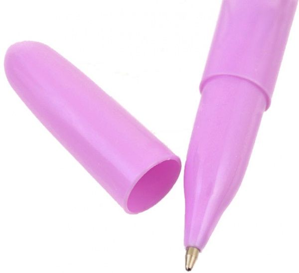 Ручка кулькова YES з рідиною і глітером синя 