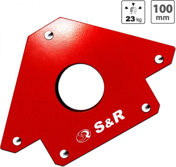 Тримач магнітний зварювальний S&R 115 x 110 x 19 мм 290101100