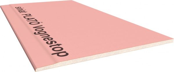 Гіпсокартон вогнестійкий Plato 2500x1200x12,5 мм