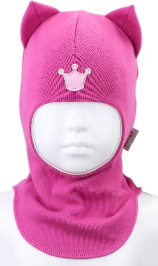 Шапка для девочки Beezy Кошка р.50-52 розовый 1750 