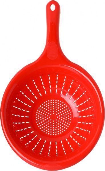 Друшляк 122 з ручкою червоний Lamela