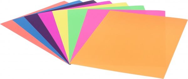 Картон цветной флуоресцентный А4 8 листов Mandarin