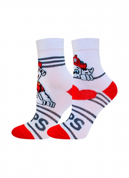 Шкарпетки унісекс Conte-Kids 3072 Paw Patrol (малюнок) 361 р.17-18 білий 