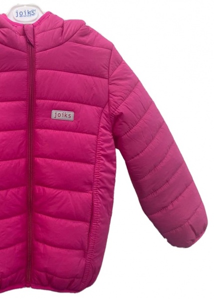Куртка дитяча для дівчаток JOIKS р.128 малиновий KD-10/128 