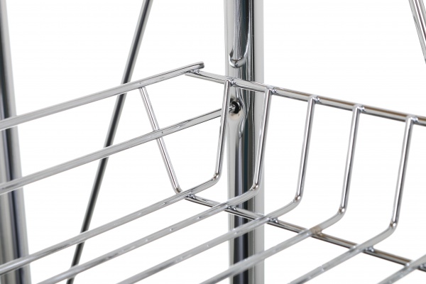 Стол раскладной SG-0201-TA 680x400x640мм хром/черное дерево (SG-0201 ) 