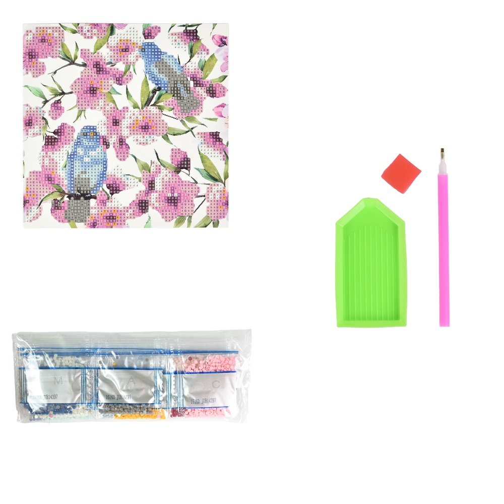 Алмазная мозаика 18х18 см в ассортименте Strateg