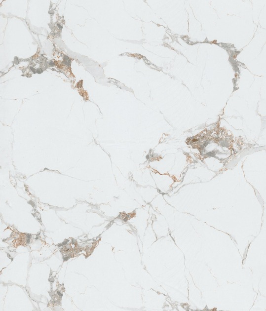 3D-панель с ПВХ Armada 2800x1220x3 белый мрамор с золотом ARM 280-05