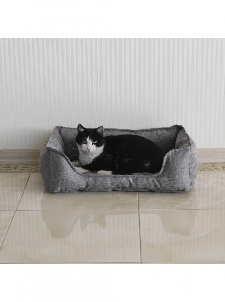 Лежак FX home Мальмо 60х40х18 см, меланж