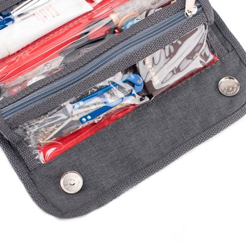 Органайзер дорожный для мелочей ТрендБай Зиппин серый