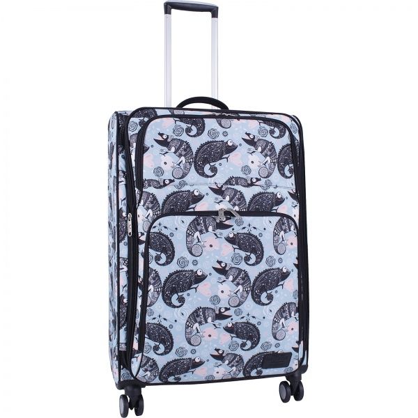 Чемодан Bagland Леон 90 л голубой 656 (0037966274) 