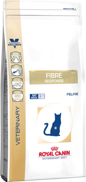 Корм для кошек FIBRE RESPONSE FELINE (Файбер Респонс Фелин) 400 г
