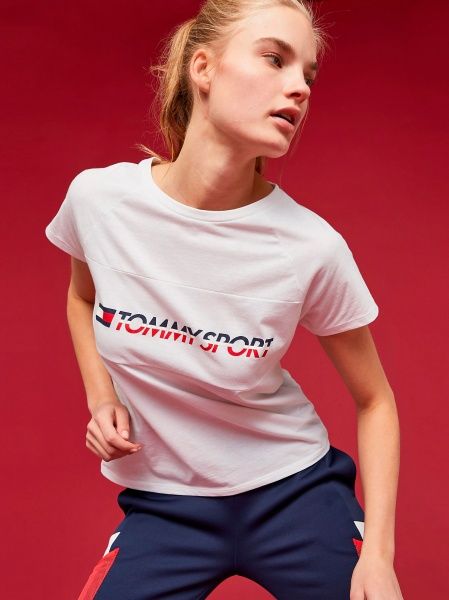 Футболка Tommy Hilfiger BLOCKED TEE LOGO S10S100331100 XS білий