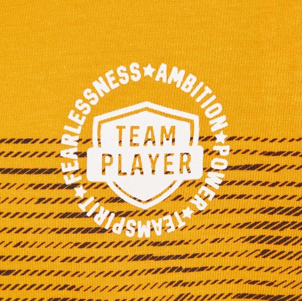 Футболка Energetics Derek II jrs 302776-182 164 жовтий