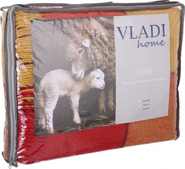 Плед Ельф 200x220 см колір в асортименті Vladi 