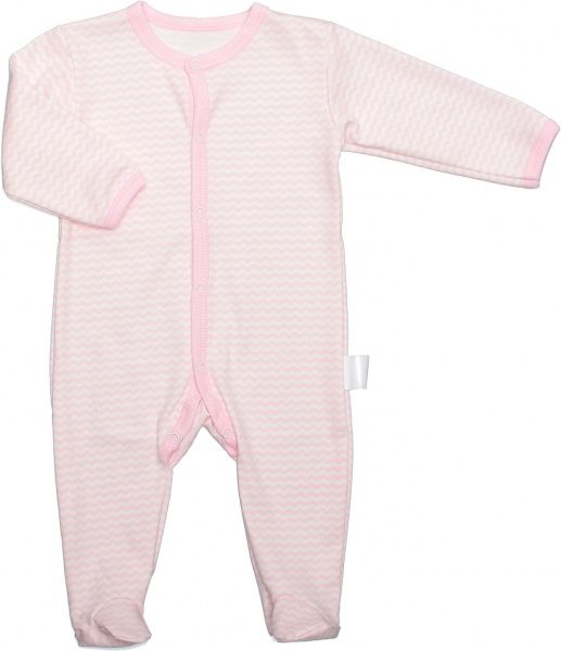 Комбинезон детский для девочки Маленькие люди зигзаги 9001-110 р.86 розовый 