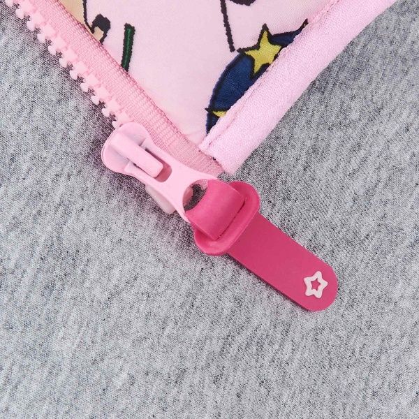 Жилет детский для девочки Соня Boom р.98 розовый с рисунком 