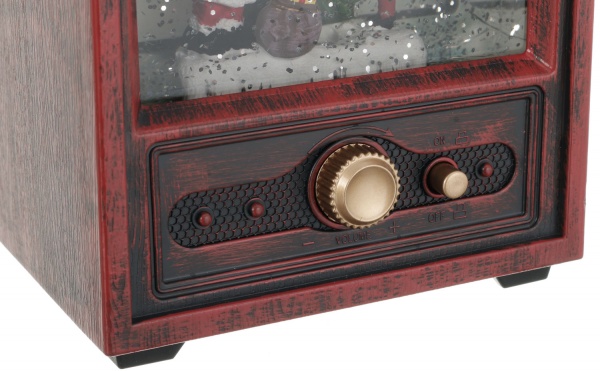 Ліхтар декоративний Телевізор Санти ялинка 12,3x8,7x22,5 см