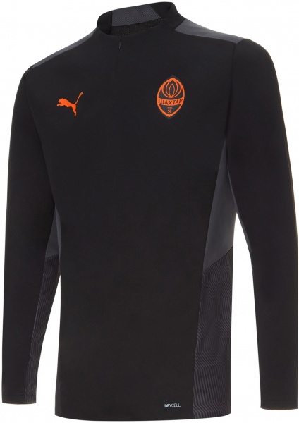 Джемпер Puma FCSD Pro 1 4 Zip TRG Top 76411102 р. L черный