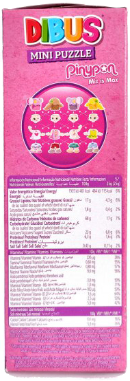 Печиво Gullon DIBUS Mini PinyPon 250 г 