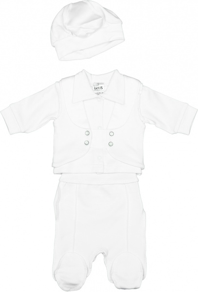 Комплект для новонароджених Betis МалишОк білий р.62 27081018 