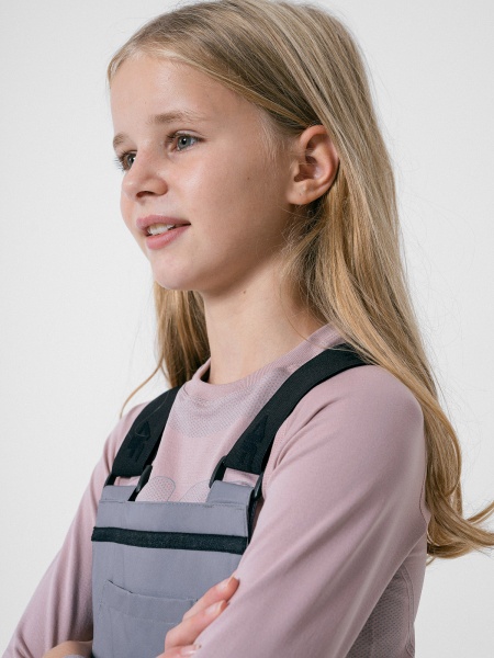 Штани 4F SKI TROUSERS JSPDN002 HJZ22-JSPDN002-32S р. 164 сірий