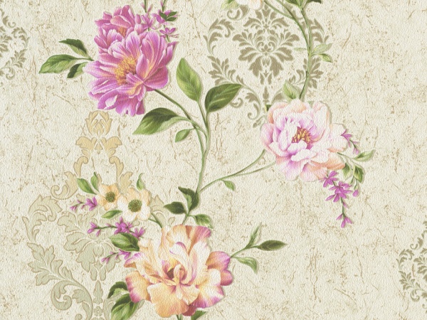 Шпалери вінілові на паперовій основі Слов'янські шпалери COLORIT Весна 8147-04 0,53x10,05 м 