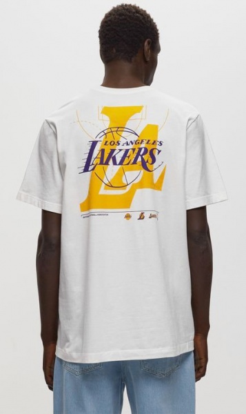 Футболка Nike LAL ES BP SS TEE FB9831-121 р.S білий