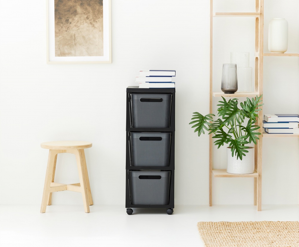 Комод-органайзер Rotho 1049708853 антрацит 770x296x366 мм