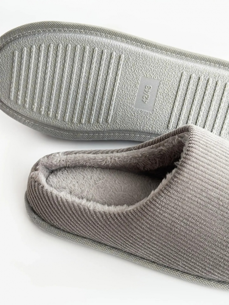 Капці домашні Twins Velvet 15892 р.44/45 сірий