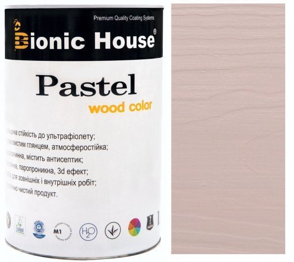 Фарба Bionic House покривна Pastel Wood Color Р209 лаванда шовковистий глянець 0,8 л