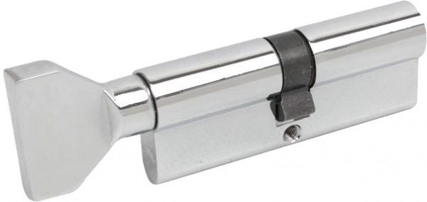 Цилиндр Bruno 40x40 ключ-вороток 80 мм хром